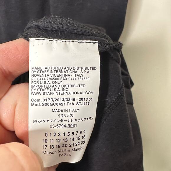 MAISON MARGIELA 13SS Reconstructed Artisanal T-Shirt Upside Down OS $945 {I7} - Picture 6 of 7